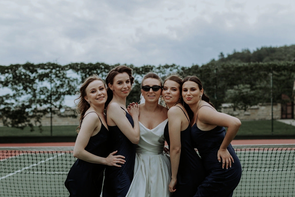 pictures of weddings with black bridesmaid dresses Multiway Dress, Infinity Dress, Black Bridesmaid Dress, Satin Bridesmaid Dress Silk Bridesmaid Dress Formal Dress Evening Dress Long Dresses