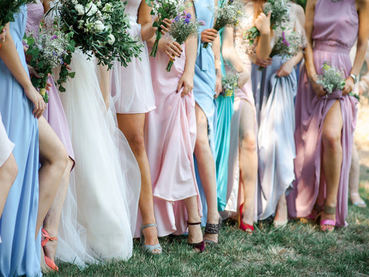 8 Sophisticated and Chic Bridesmaid Dresses with Slit for 2022 Summer Weddings