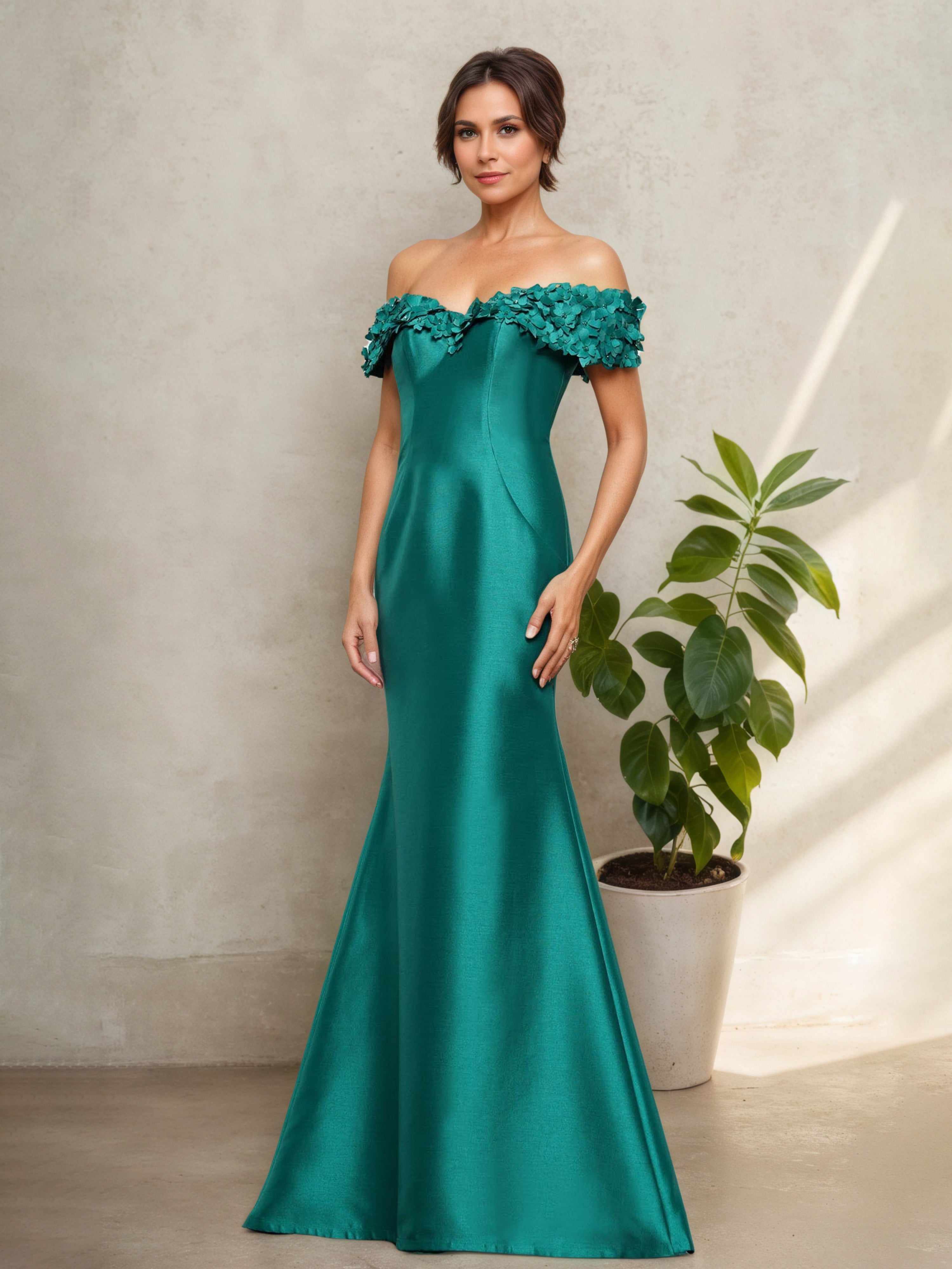Illusion Peacock Strapless Mother of The Bride Dress Illusion Peacock Strapless Mother of The Bride Dress