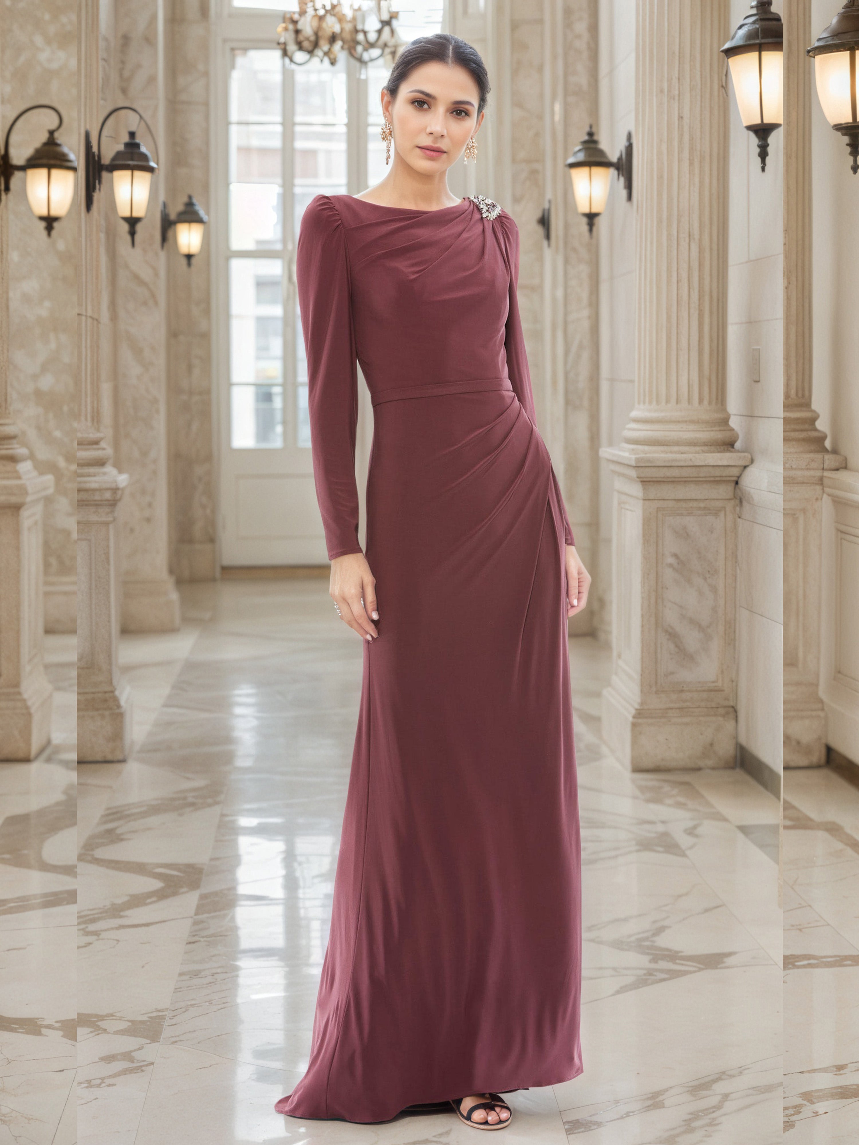 cinnamon rose satin bridesmaid dresses Sample Cinnamon Rose Carmen Satin Dress