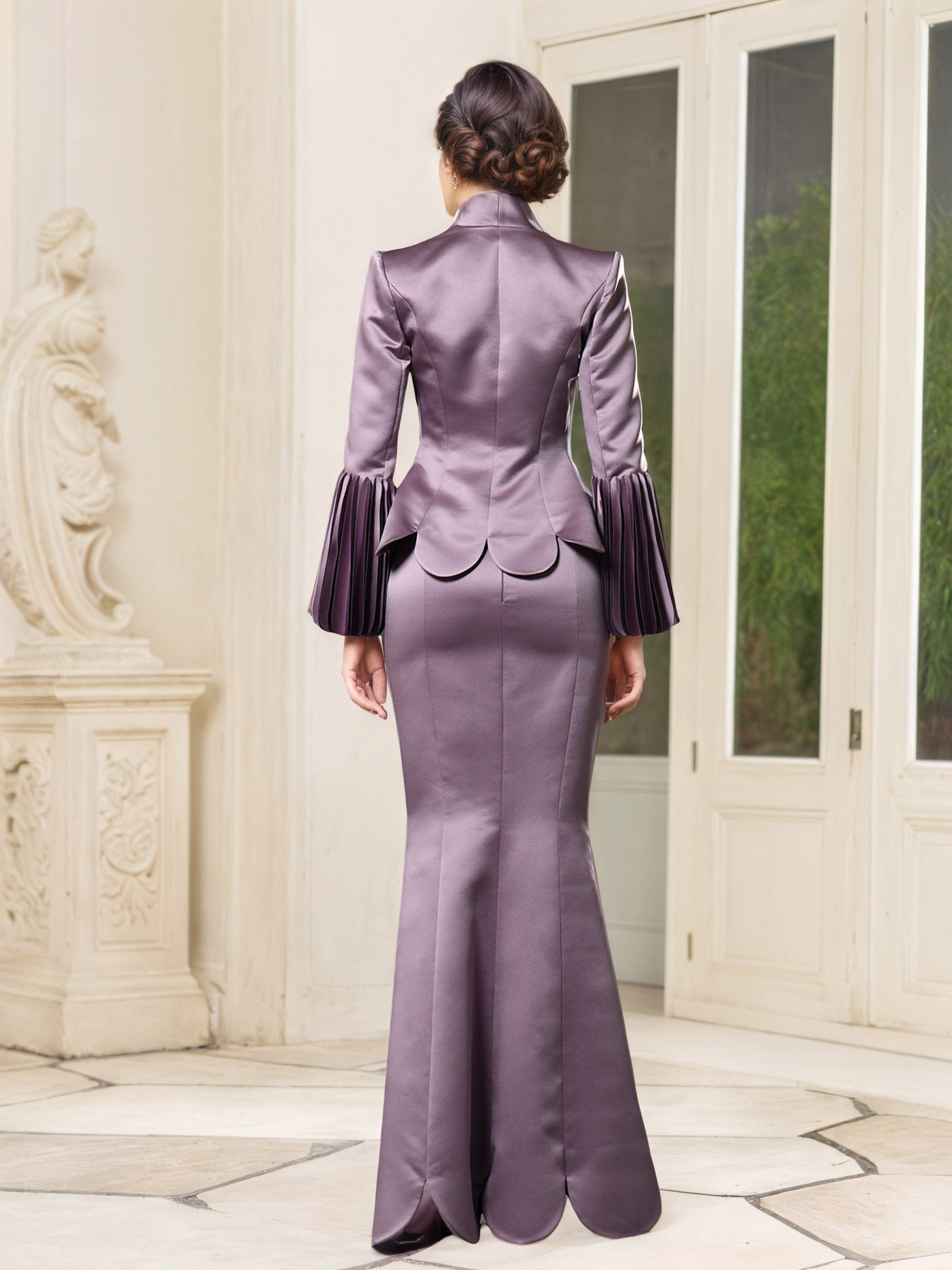 Halter Sleeveless Wisteria Mother Of The Bride Dress with Jacket
