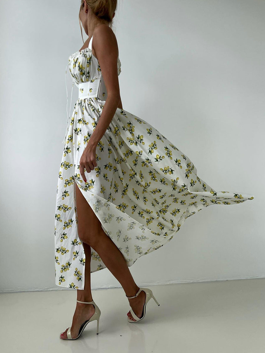 Straps Square Neck Ivory Wedding Guest Dresses