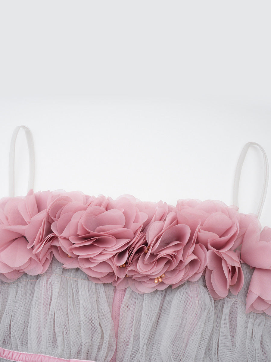 Charming Spaghetti Straps Tulle Princess Prom Dresses