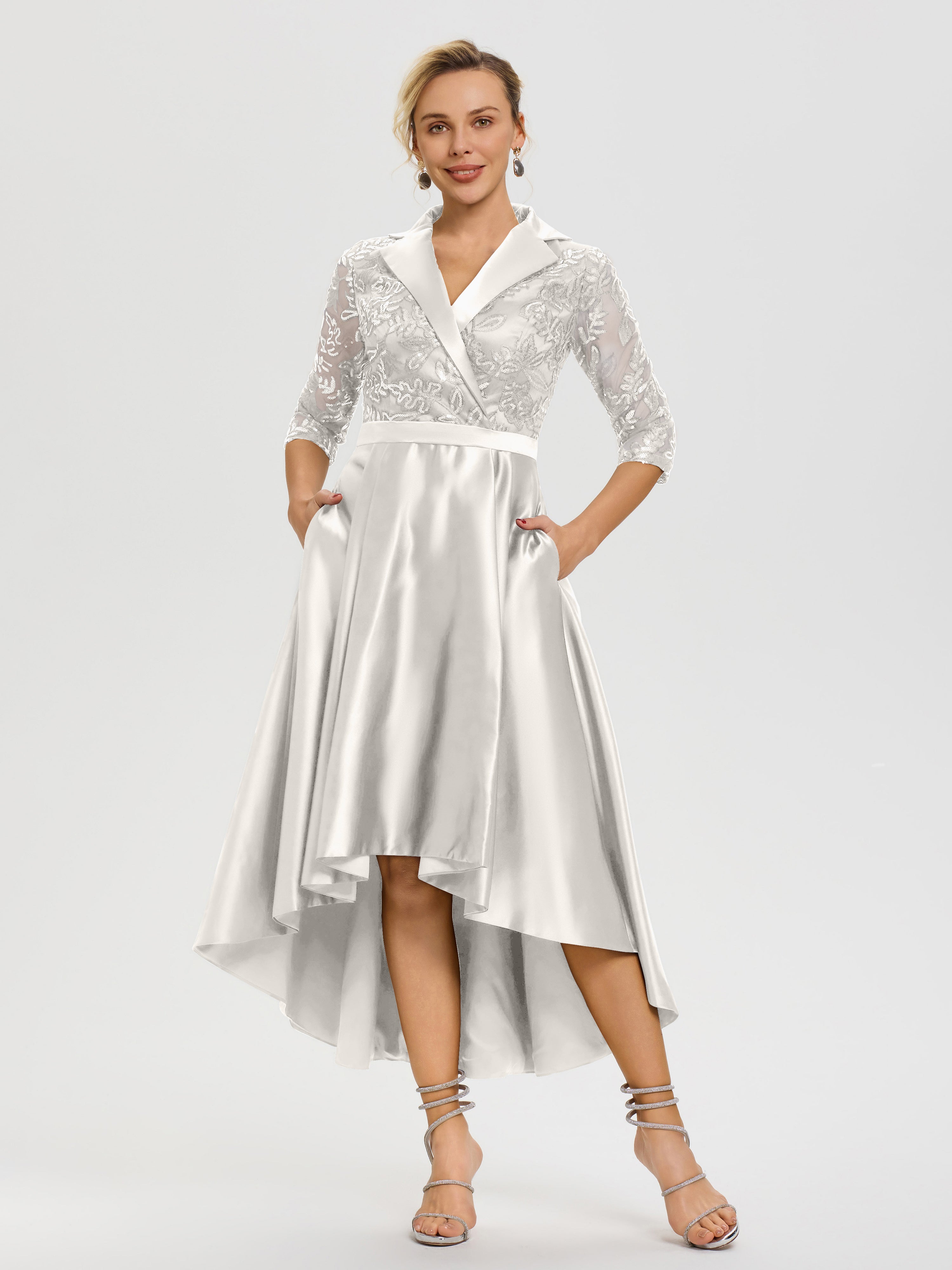 ivory mother of the bride dresses & Groom & Attire| Dillard's line silhouette flatters all body types Terani Mother of the Bride