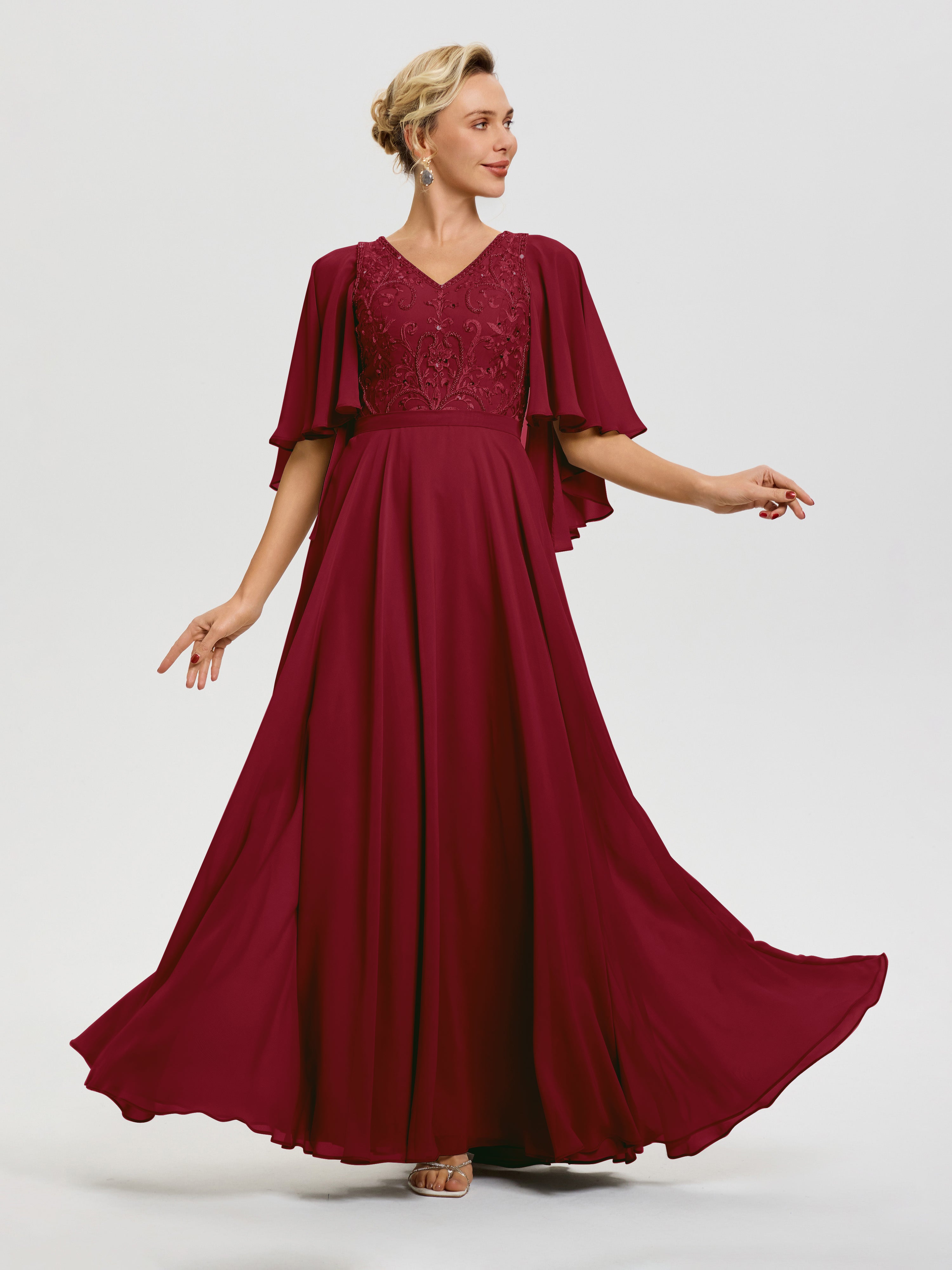 half pink half red dress Red Pink Half & Half Dress