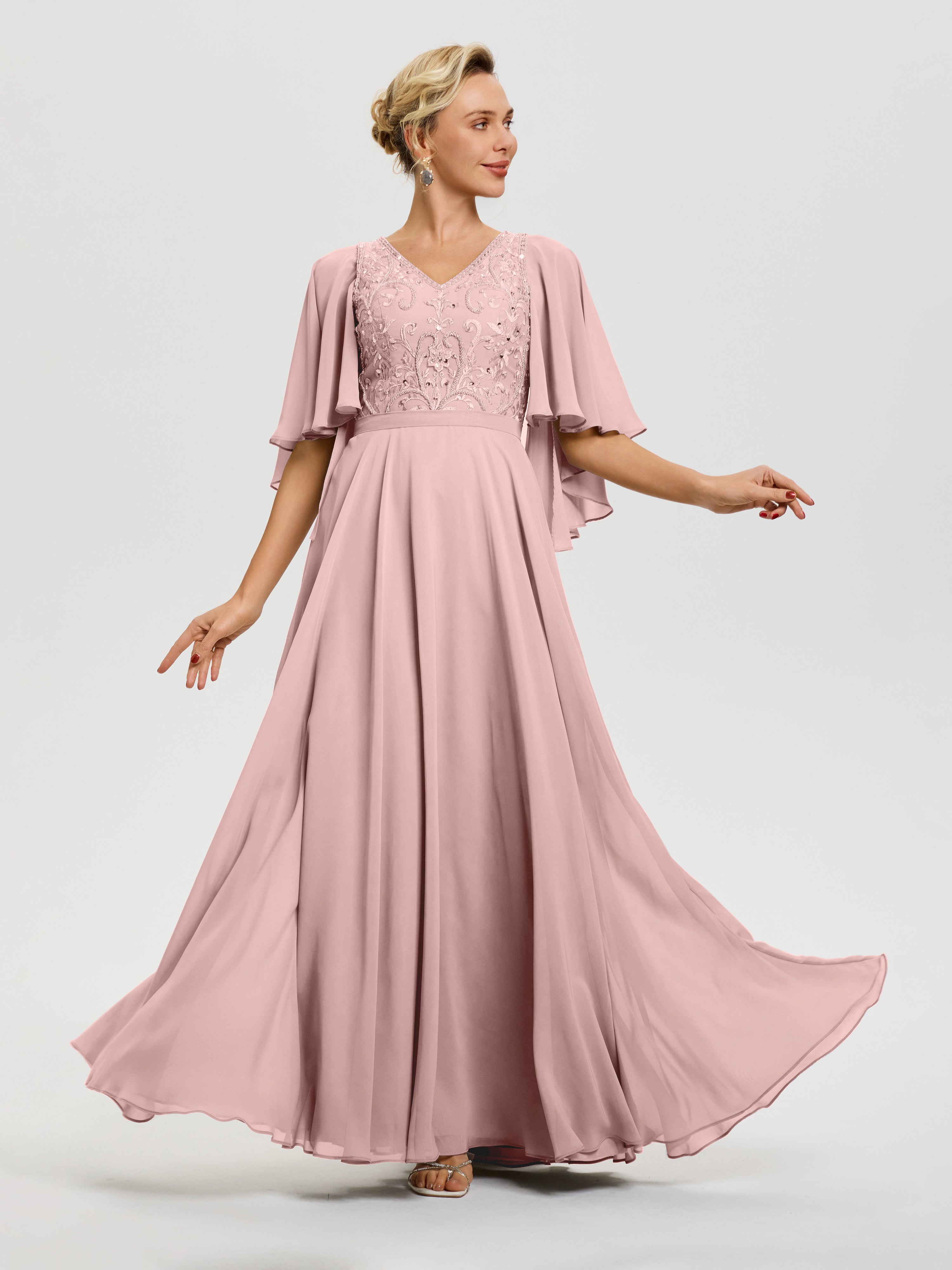 dusty pink mother of bride dress Pink Mother of the Bride Dresses