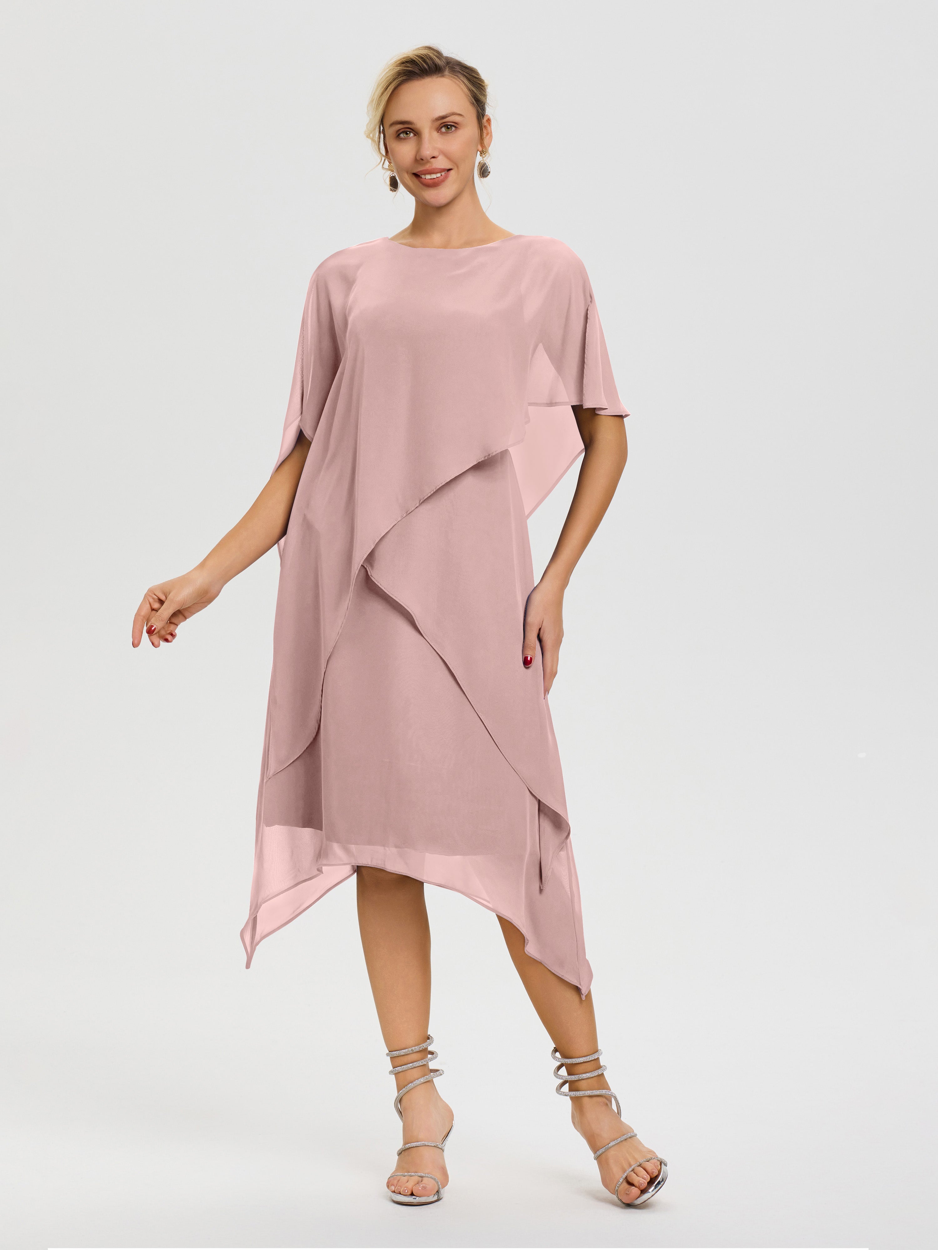 knee length dusty rose dress Knee Length Dusty Rose Bridesmaid Dresses: Buy Women's Dresses Online at STACEES