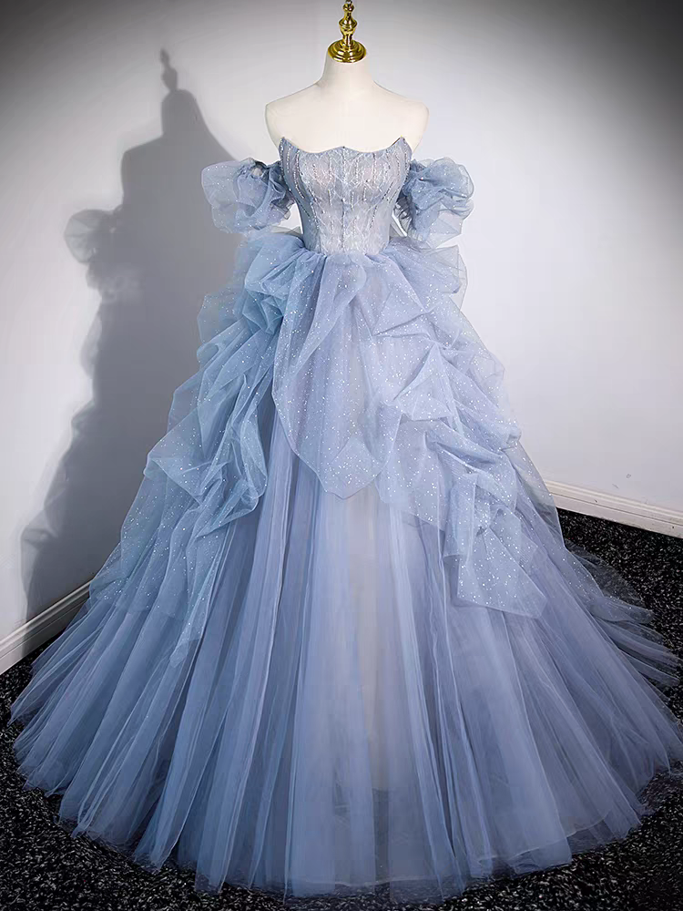 Chic A-Line Sweetheart Prom Dress Puffy Tulle Quinceanera Dress Chic A-Line Sweetheart Prom Dress Puffy Tulle Quinceanera Dress