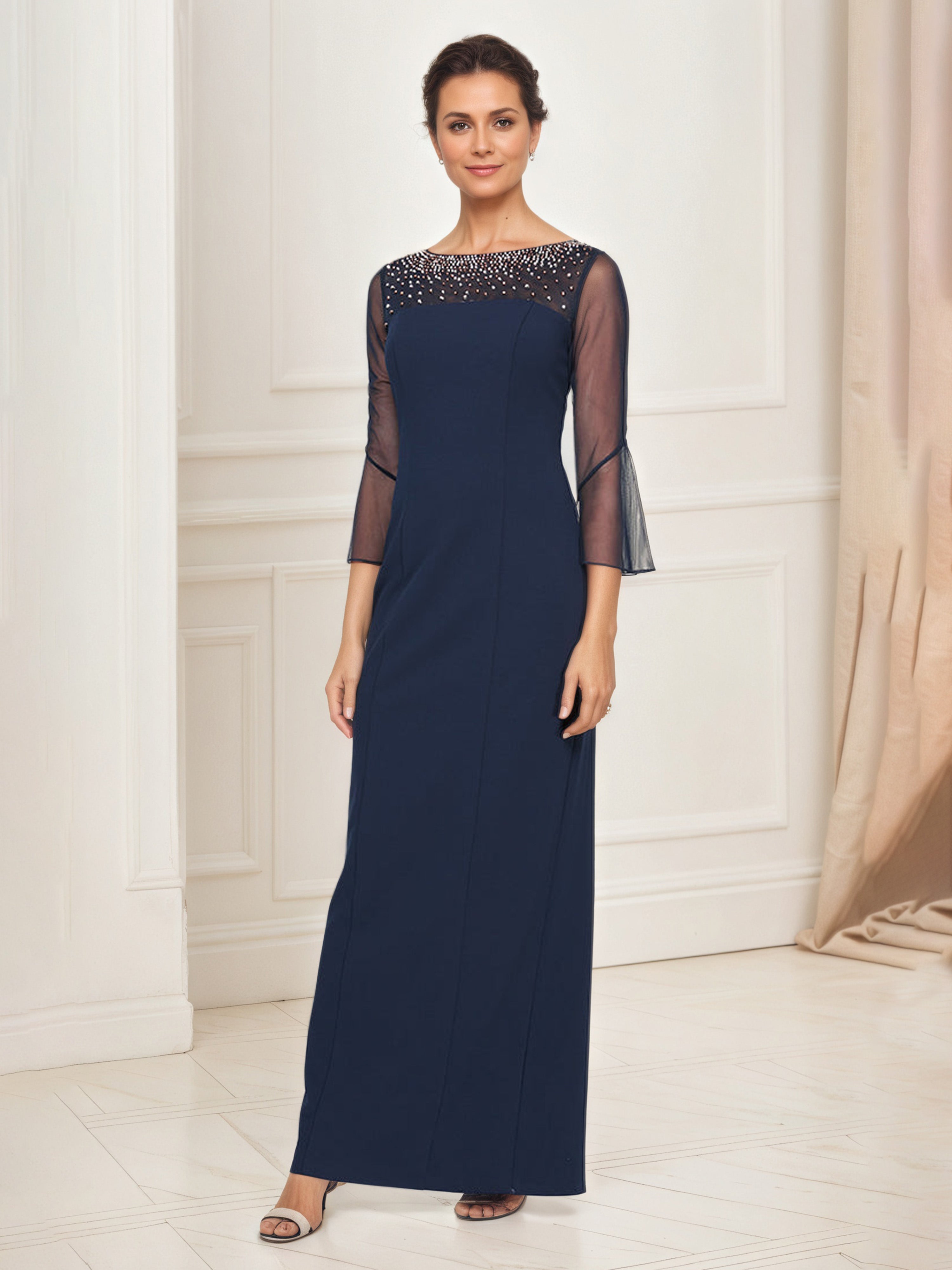 navy blue sheath dress Buy Adrianna Papell Bow Front from Next USA This sheath dress is designed in smooth crepe fabric and features a surplice collar Navy and White Color Block