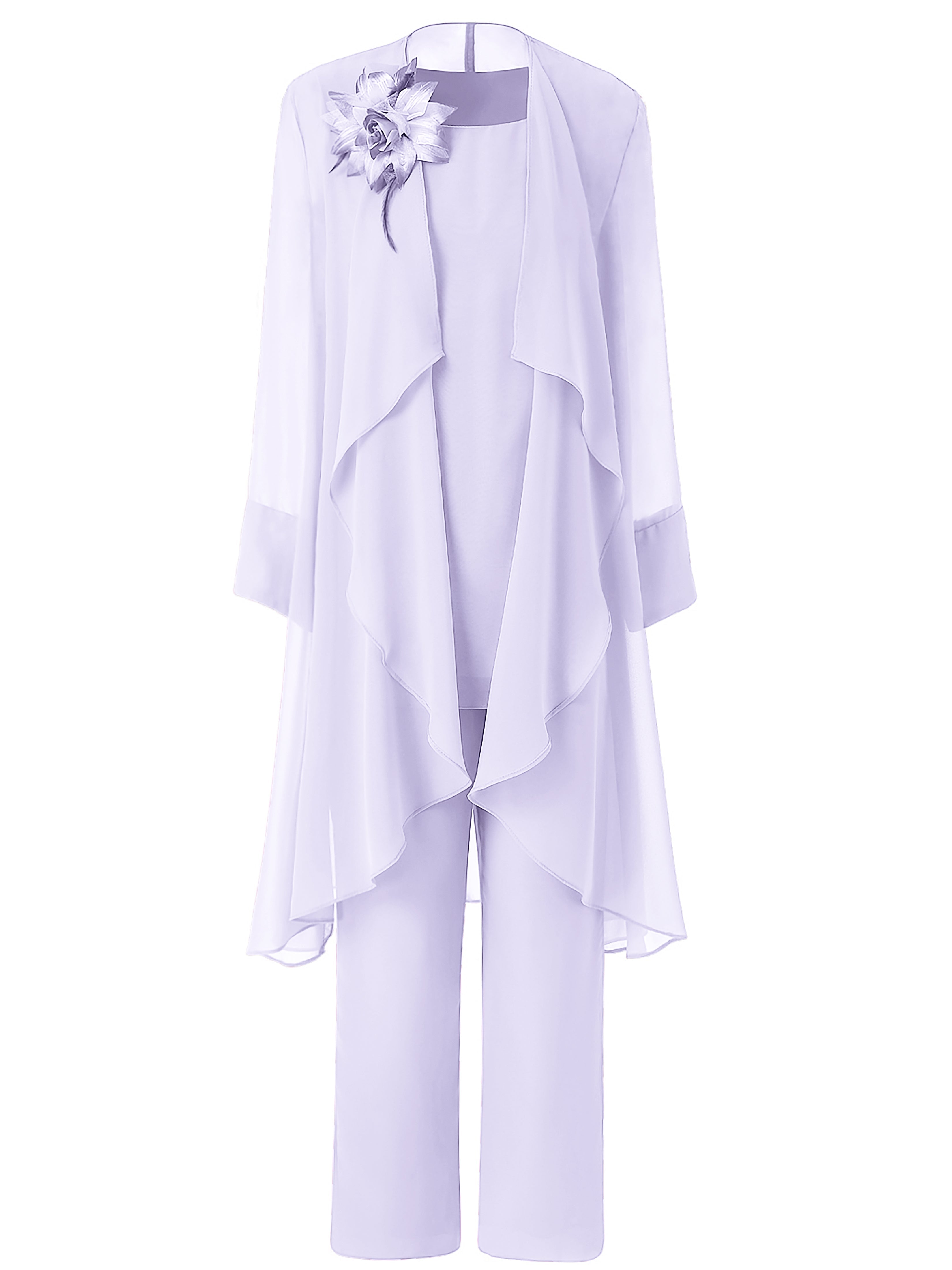 Floral Chiffon Mother of the Bride Dress Pant Suits | Cicinia Floral Chiffon Mother of the Bride Dress Pant Suits | Cicinia
