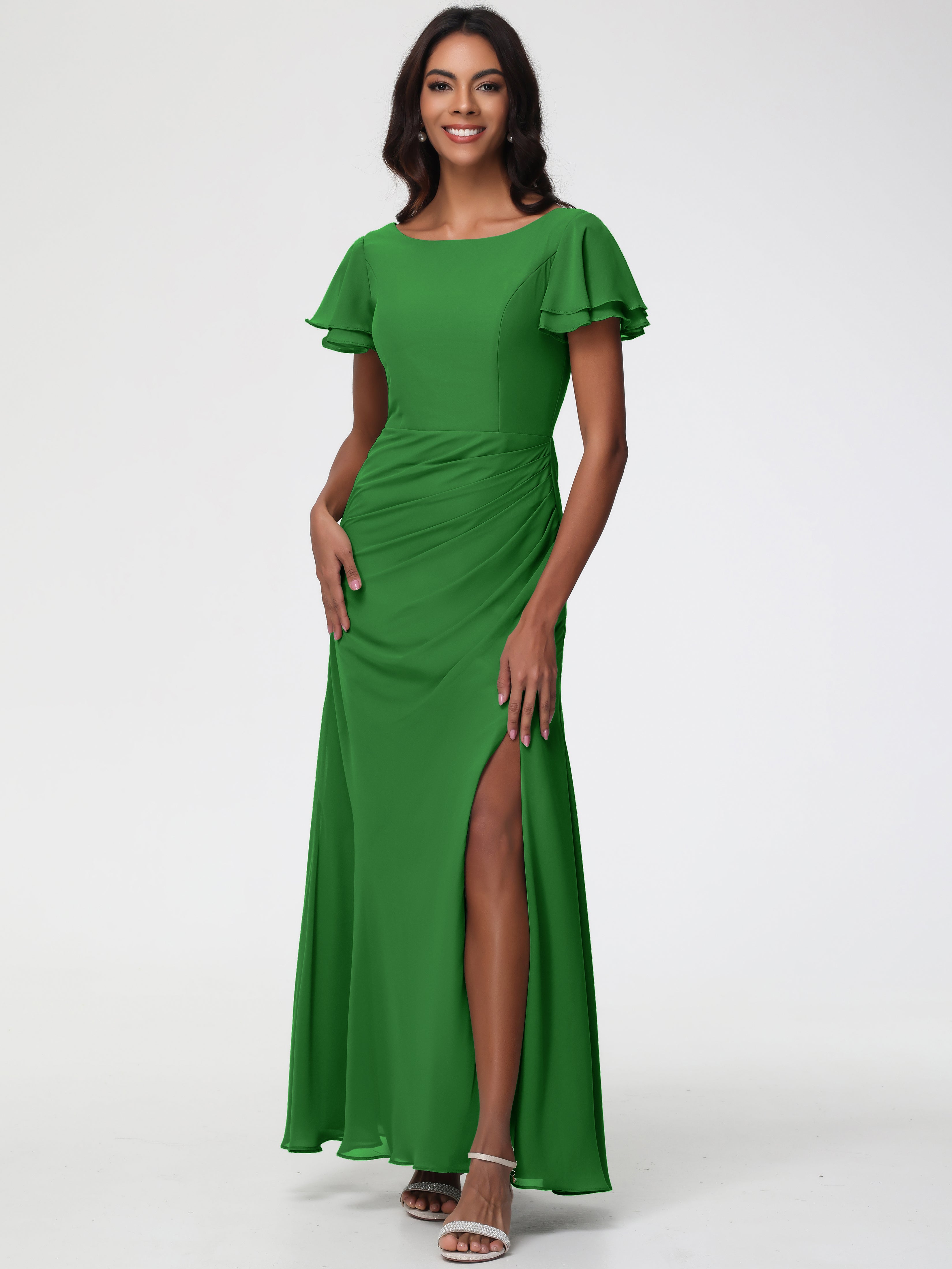 green bateau dress 1950s Emerald Green Bateau Cocktail Dress