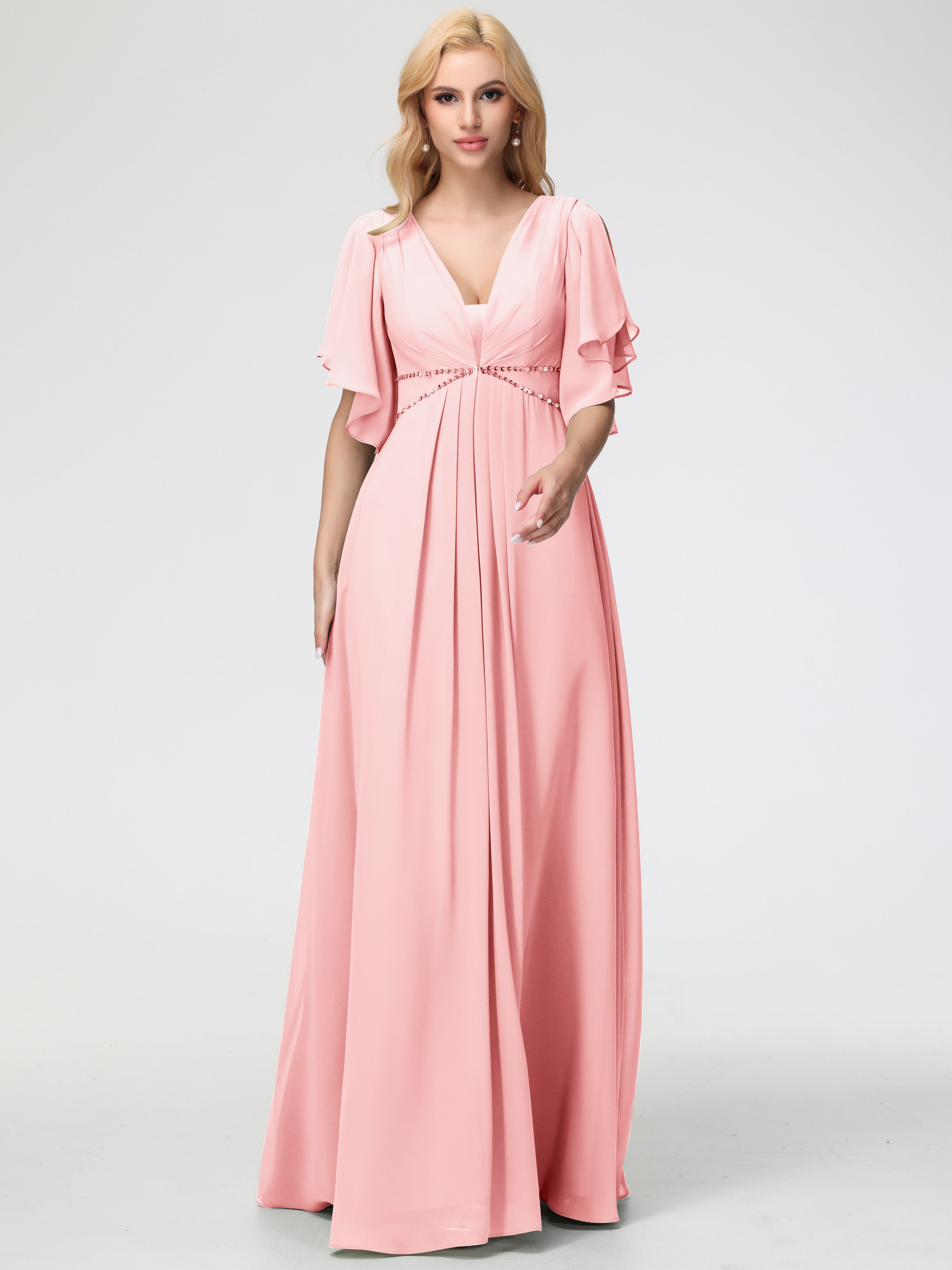 blush a line bridesmaid dress Ophelia Sweetheart A-Line Stretch Satin Bridesmaid Dress