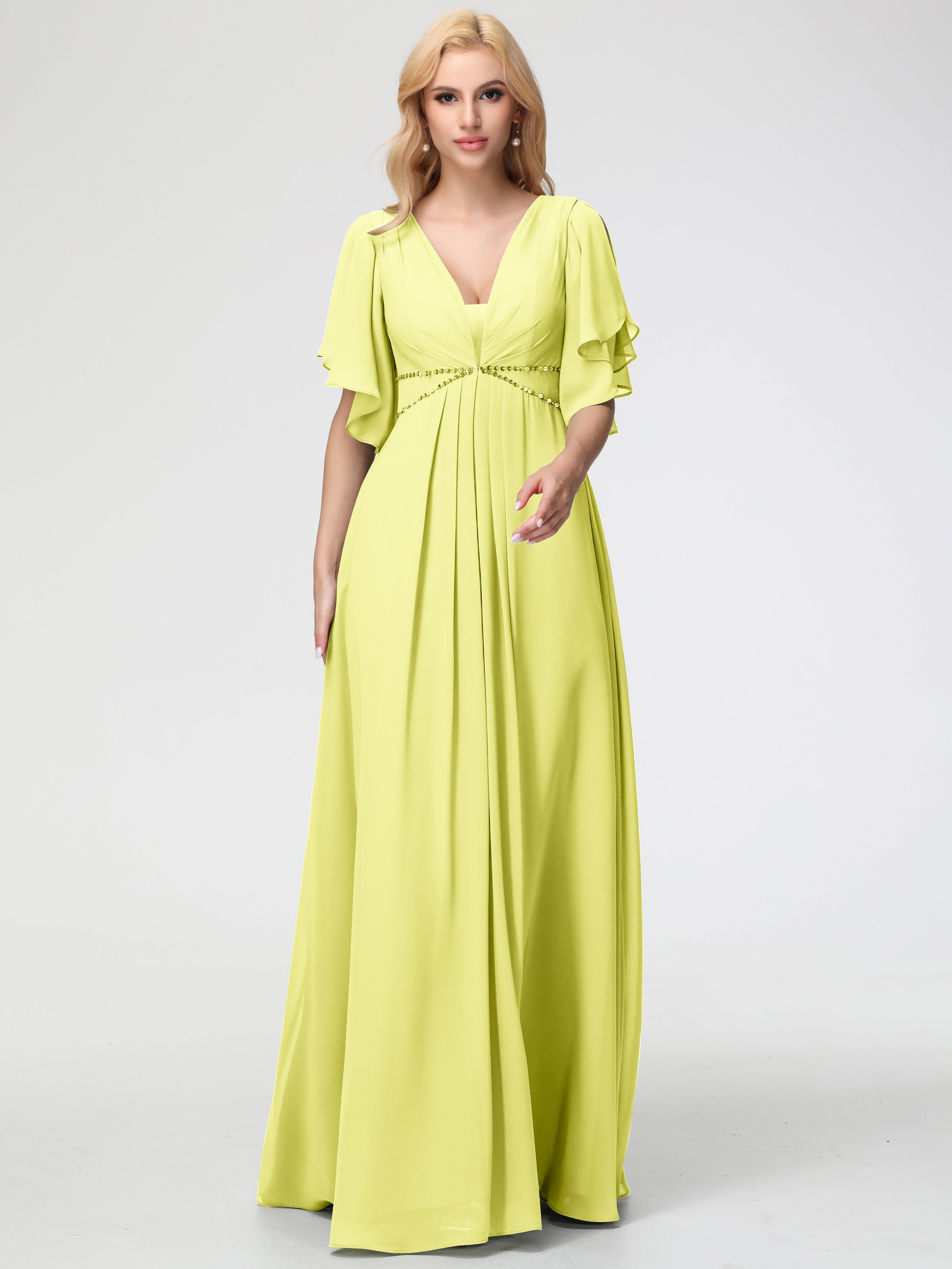 daffodil yellow bridesmaid dresses Convertible Dress Neon Yellow Bridesmaid Dresses WEDTREND Women Daffodil Yellow Short Junior Bridesmaid Dress