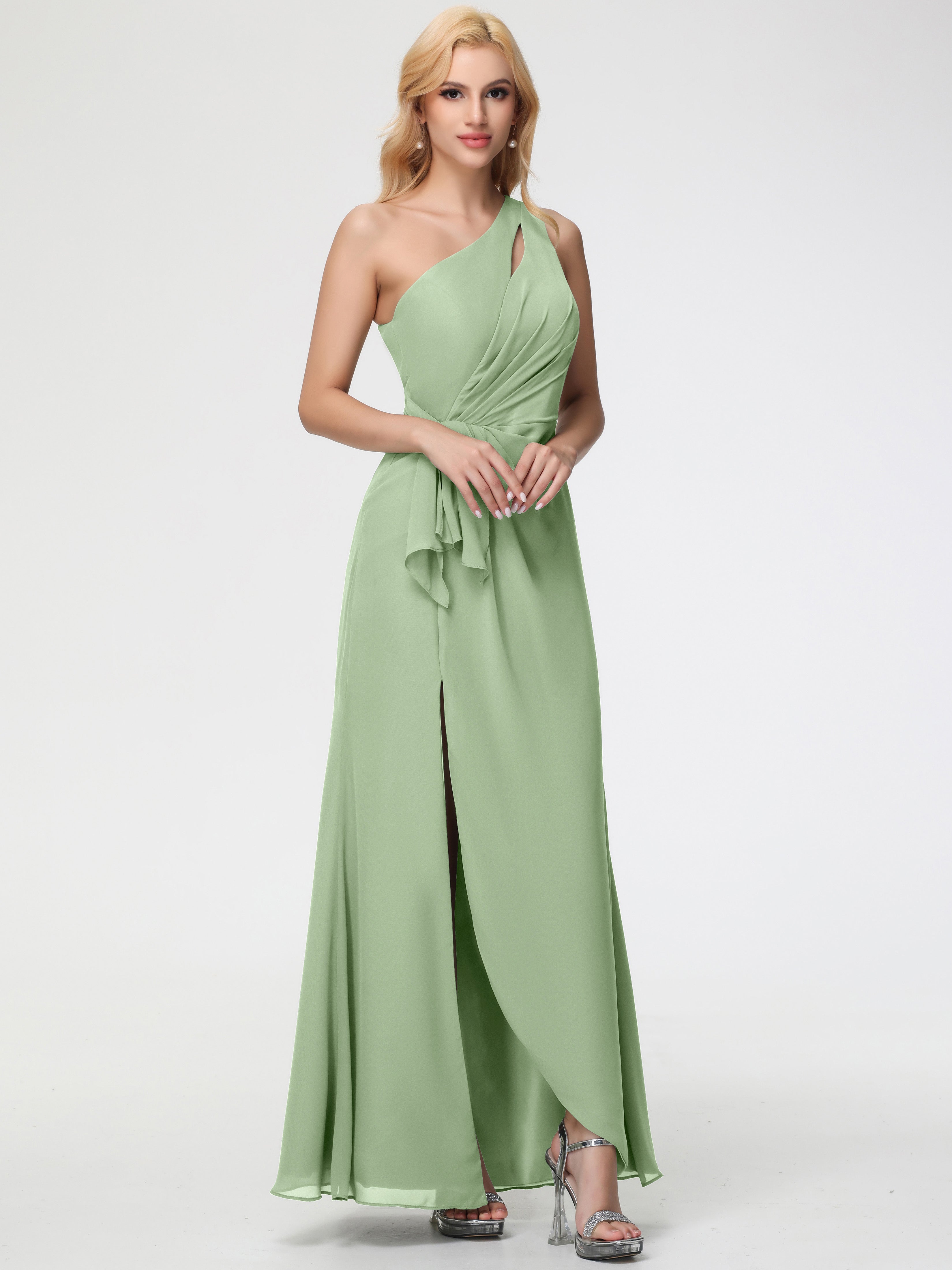 Green For Wedding Evening Gown Bridesmaid Dresses Under 40 Dollars Azazie Mermaid One-Shoulder Floor-Length Green For Wedding Evening Gown Bridesmaid Dresses Under 40 Dollars Azazie Mermaid One-Shoulder Floor-Length