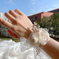 Champagne Floral Wedding Wrist Corsage