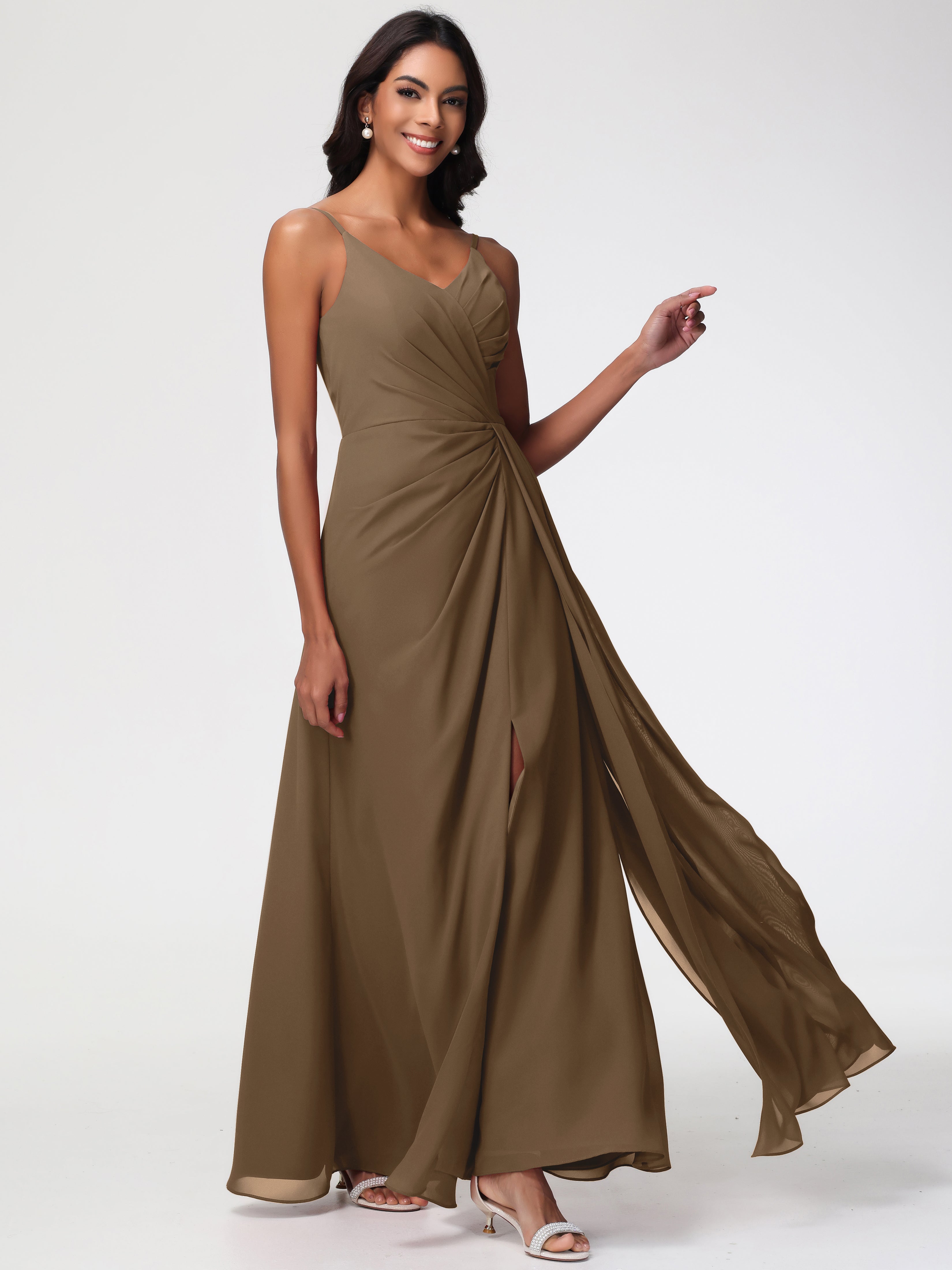 Mocha Chiffon Quiz Mocha Bridesmaid Dress Bridesmaid Dresses Mocha Colour A-Line V-Neck Spaghetti Straps Ruched Chiffon Bridesmaid Dresses With Slit Mocha Chiffon Quiz Mocha Bridesmaid Dress Bridesmaid Dresses Mocha Colour A-Line V-Neck Spaghetti Straps Ruched Chiffon Bridesmaid Dresses With Slit