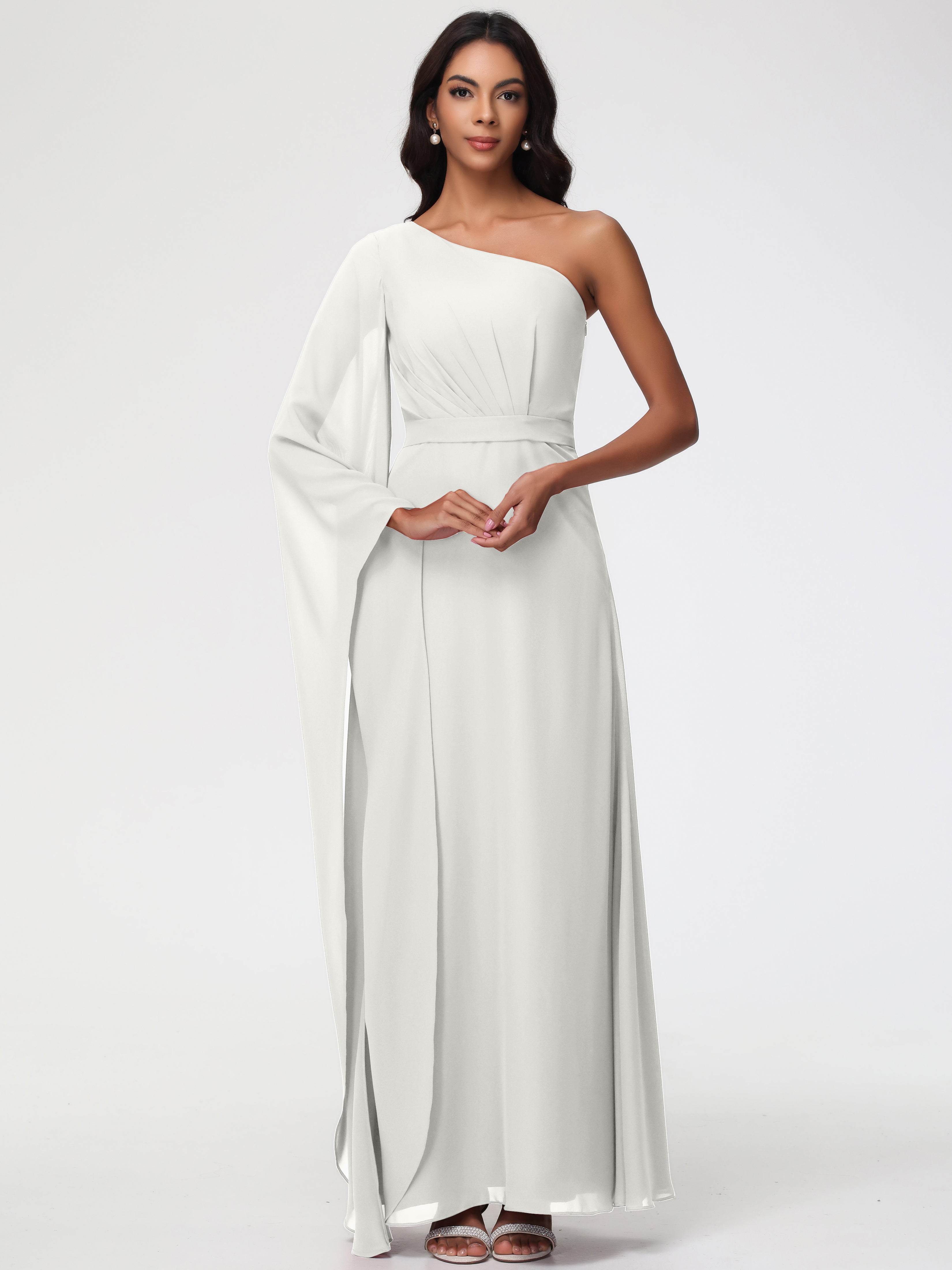 ivory flowy dress Ivory Tropical Print Linen Blend Dress - Maxi Dresses