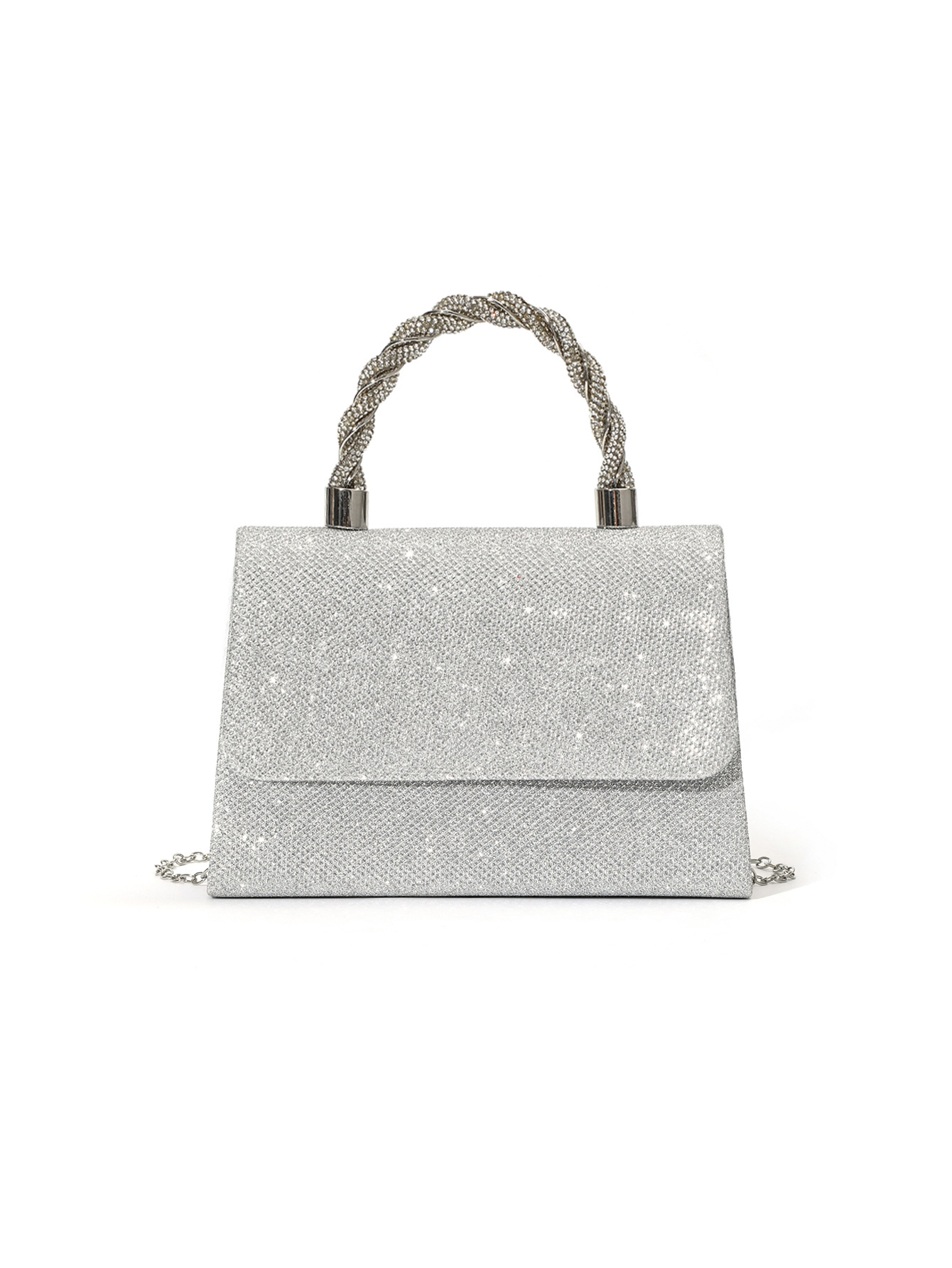 silver dress bag Silver Metallic Evening Clutch Elegant Wedding Guest Bag for Formal Events