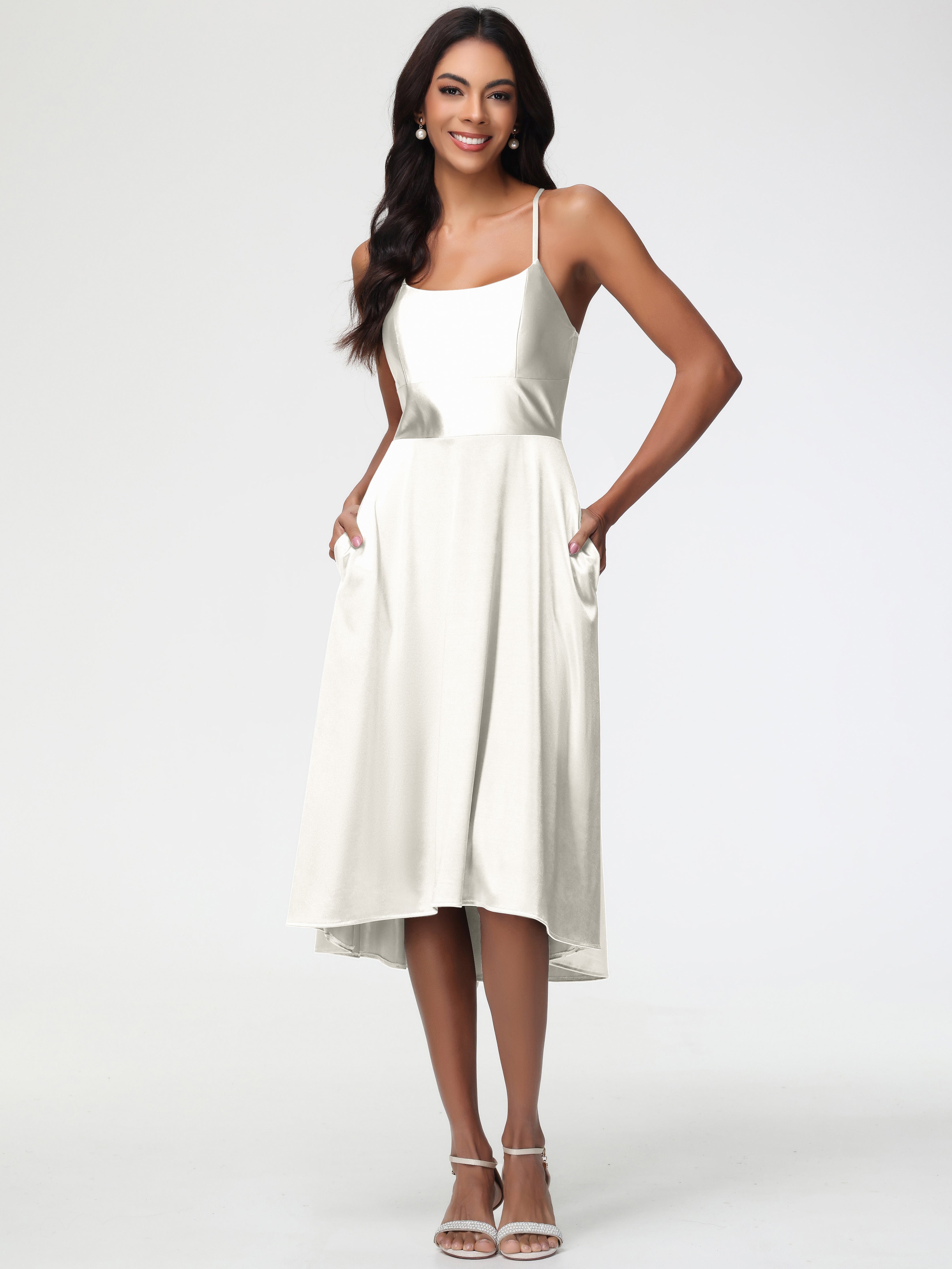 Ivory Bridesmaid Dress Bridesmaid Dresses Minimalist A Line Spaghetti Ivory Bridesmaid Dress Bridesmaid Dresses Minimalist A Line Spaghetti