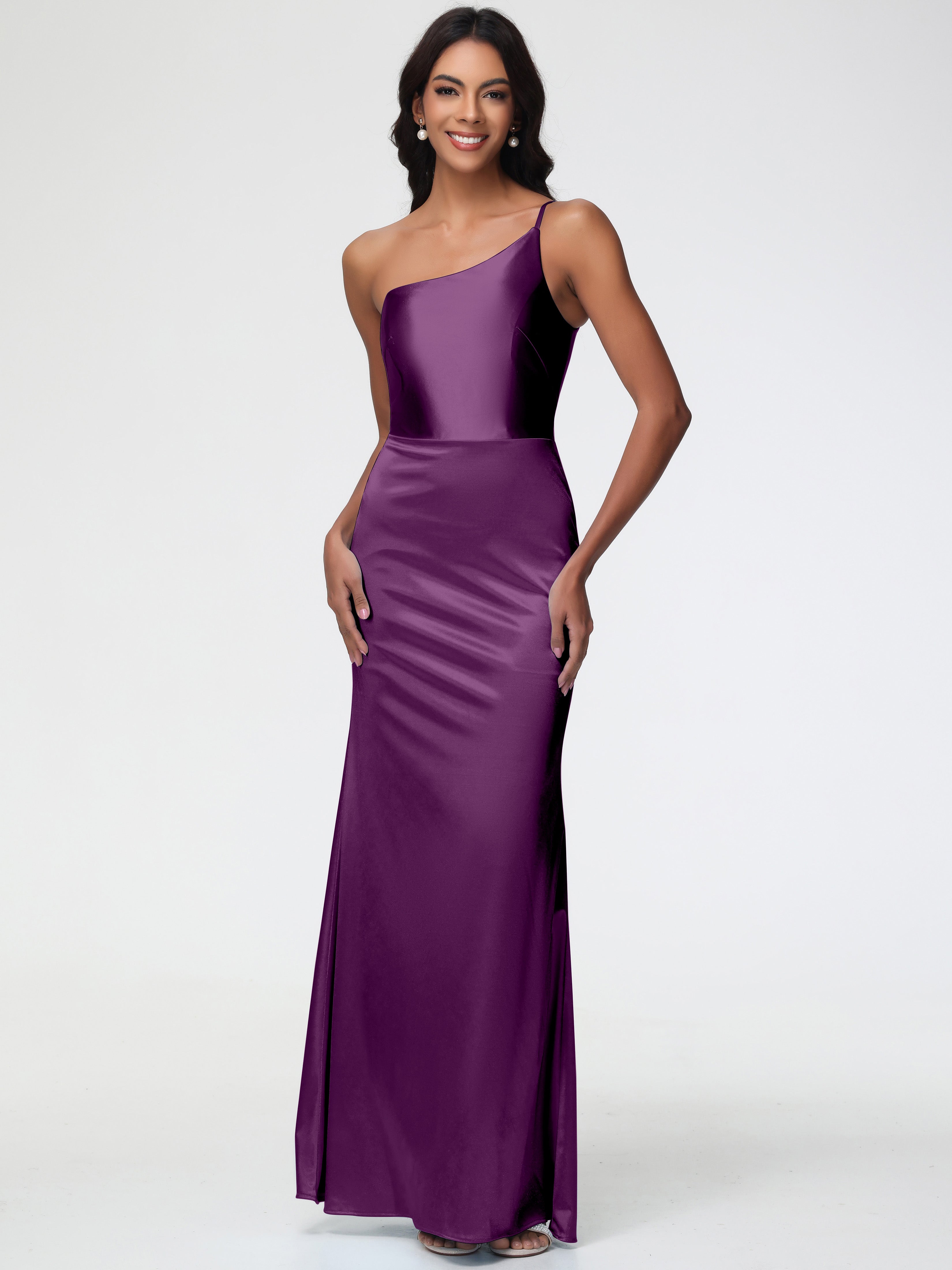 grape cocktail dress Grape Bridesmaid Dresses