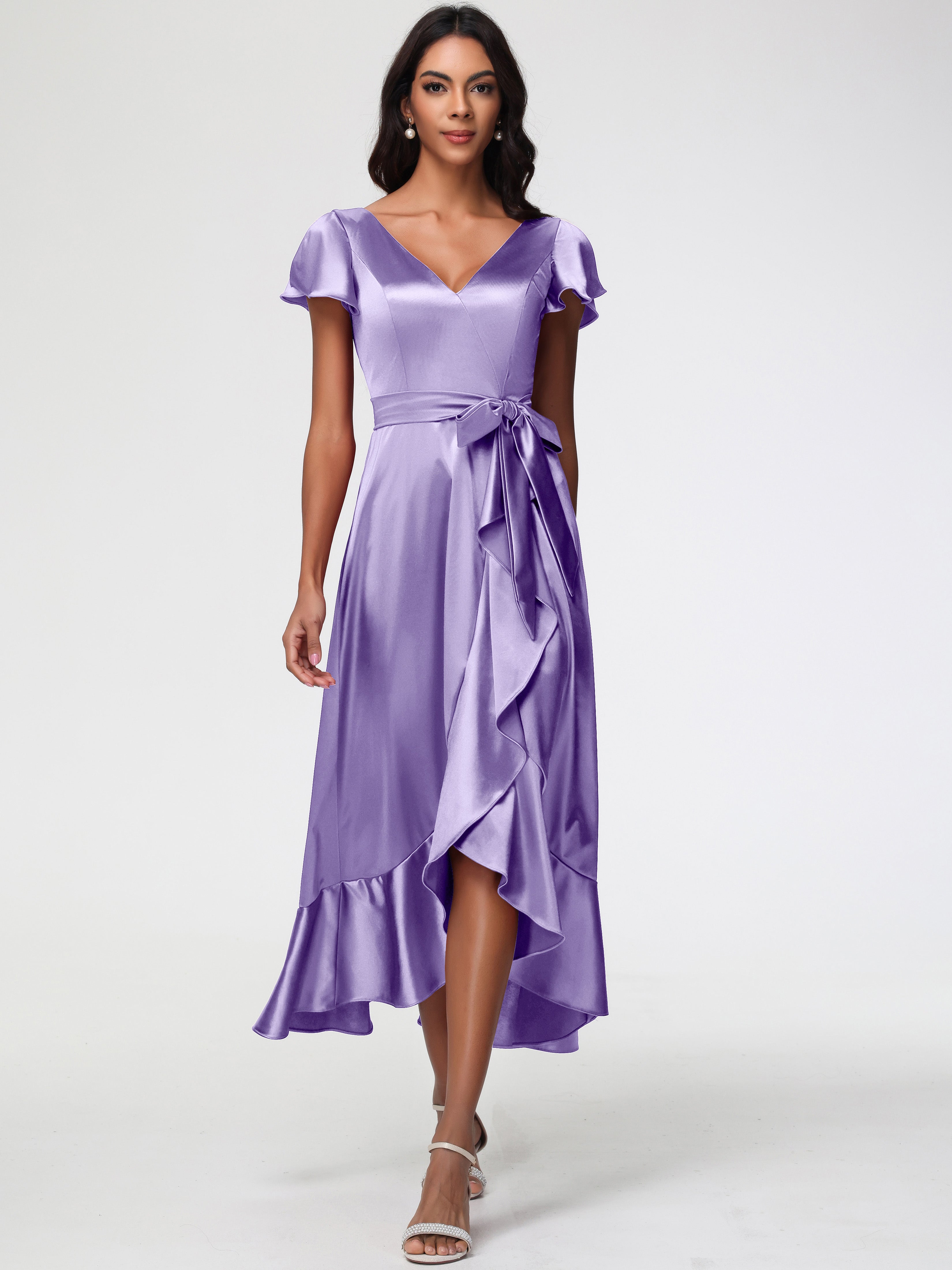 short bridesmaid dresses by color Short Tulle Bridesmaid Dresses V Neck Sequins Beaded Lisposa