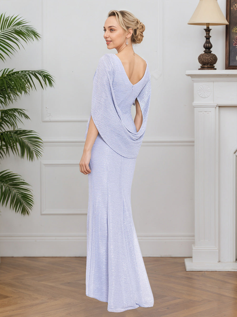 Cicinia Lavender Mother Of The Groom Dress Long Sheath Floor Length
