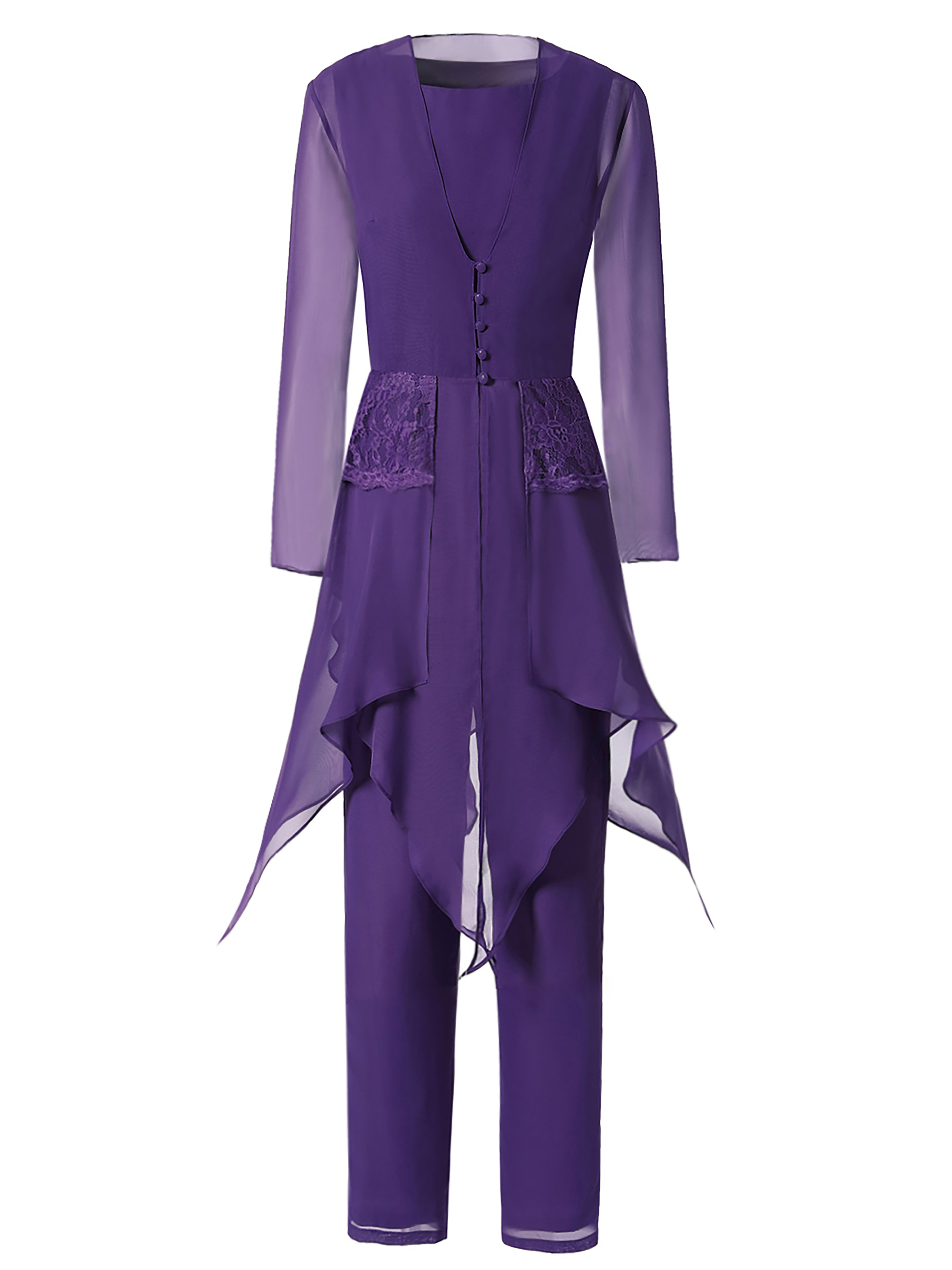 prom dress pant suits Jovani 66852 Two Piece with Overskirt Prom Pantsuit