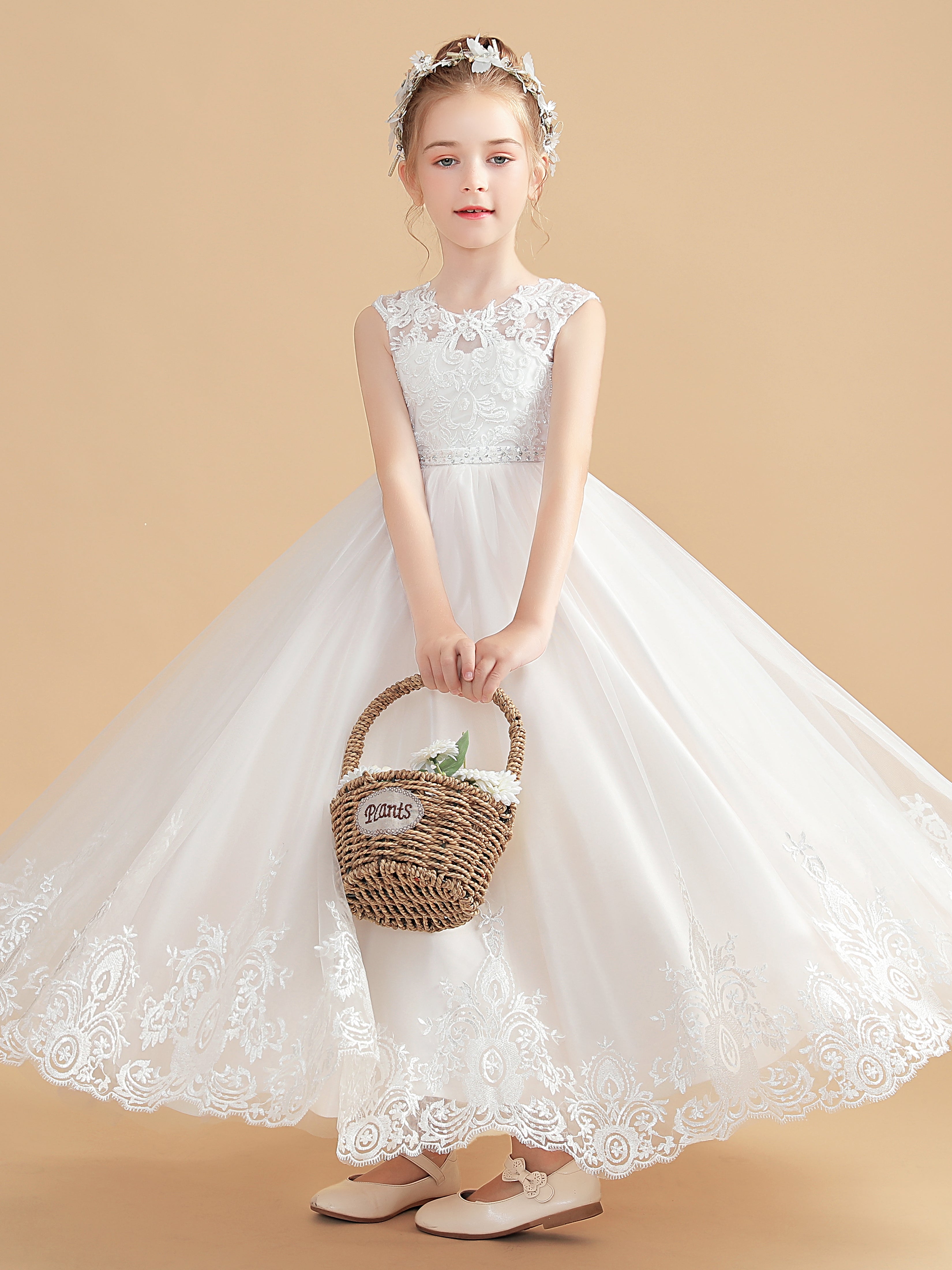 girls ivory flower girl dress Buy Ivory Flower Girls Bow Front Dress (3mths-10yrs) from Next USA