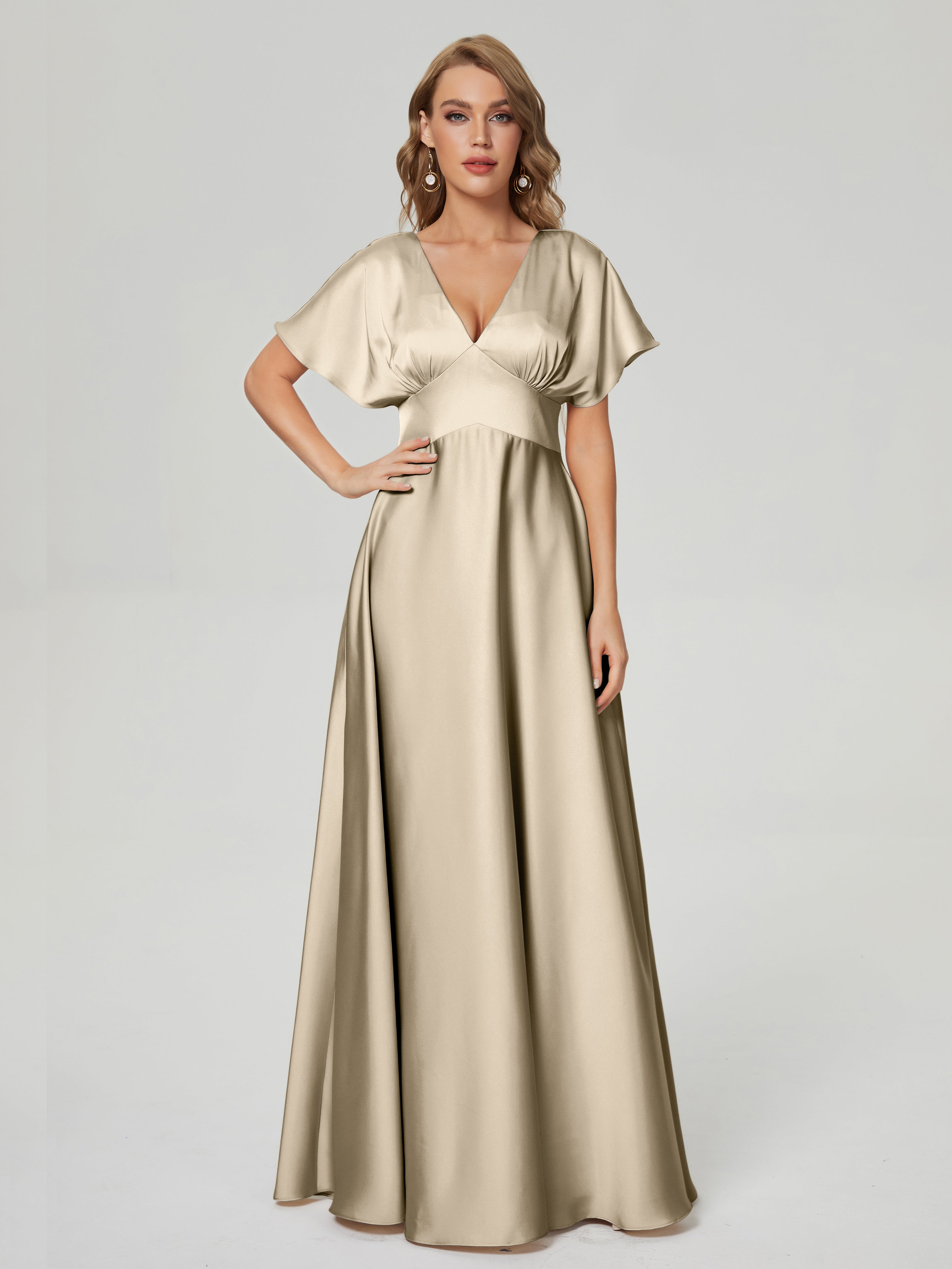 This is the Dreamy Satin Bridesmaid Dress You Are Looking For