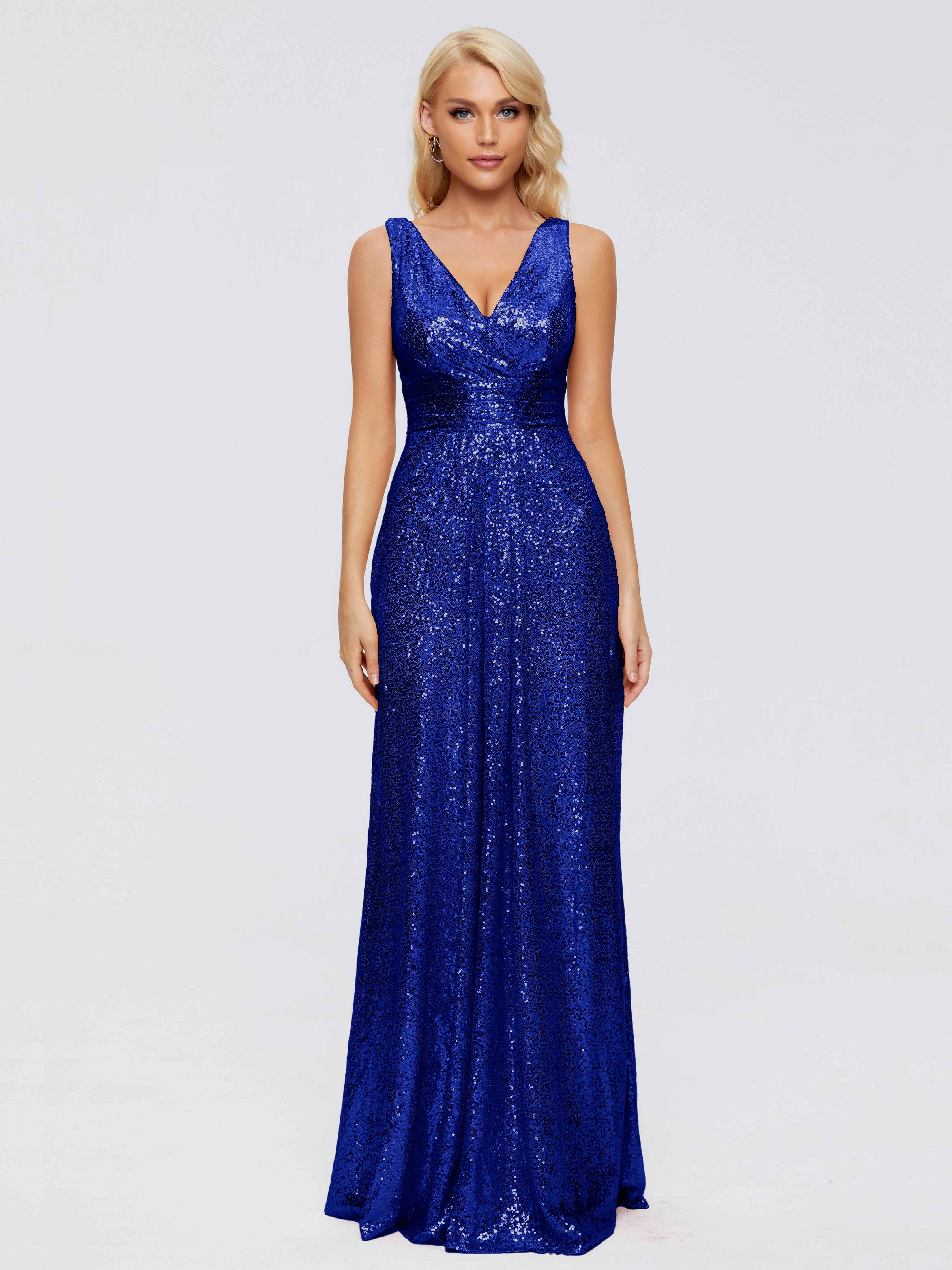 royal blue sequin bridesmaid dresses Sequin Bridesmaid Dresses Mermaid Sweetheart