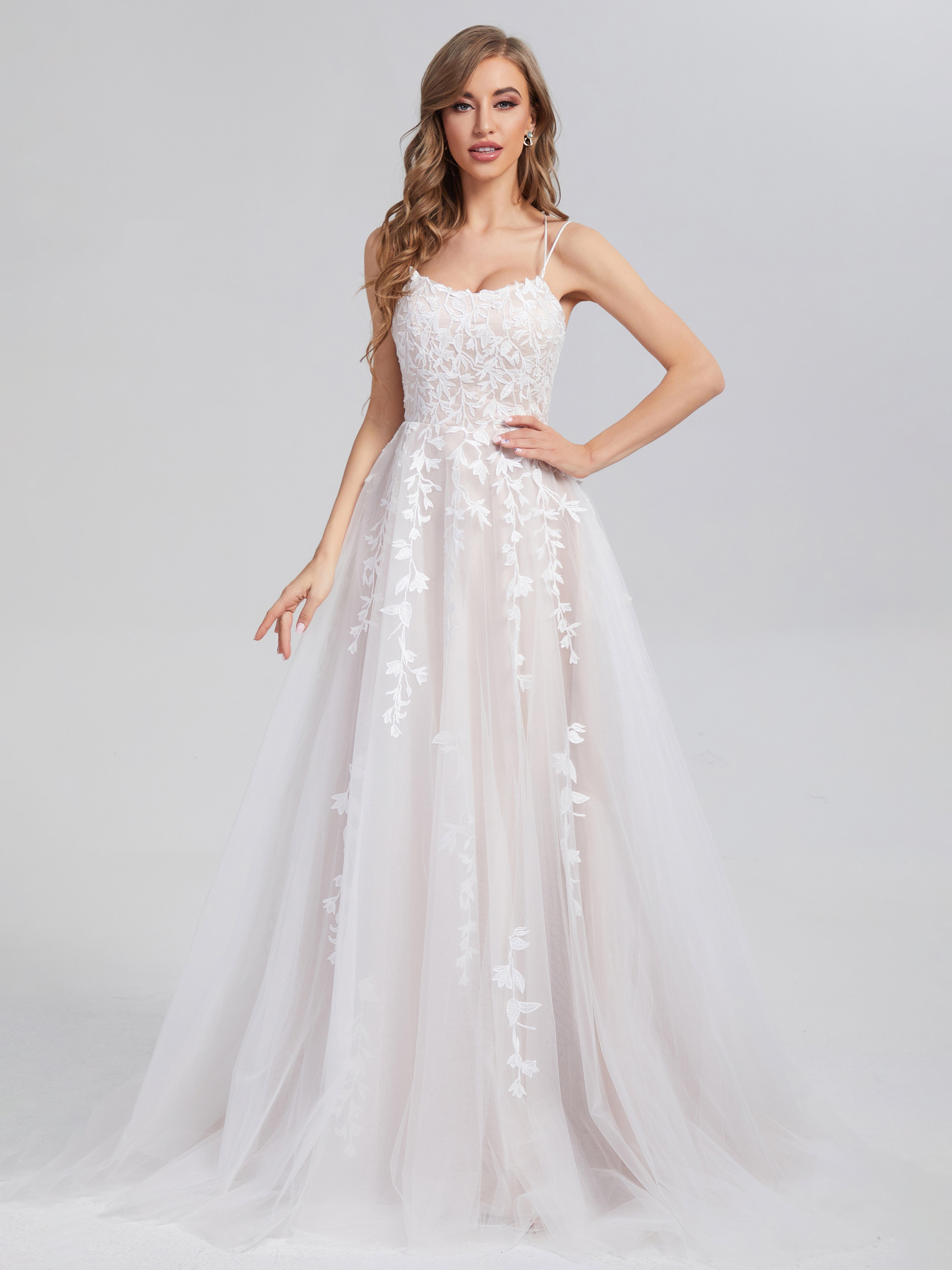 Criss Cross Appliques Satin Tulle Prom Dresses Criss Cross Appliques Satin Tulle Prom Dresses
