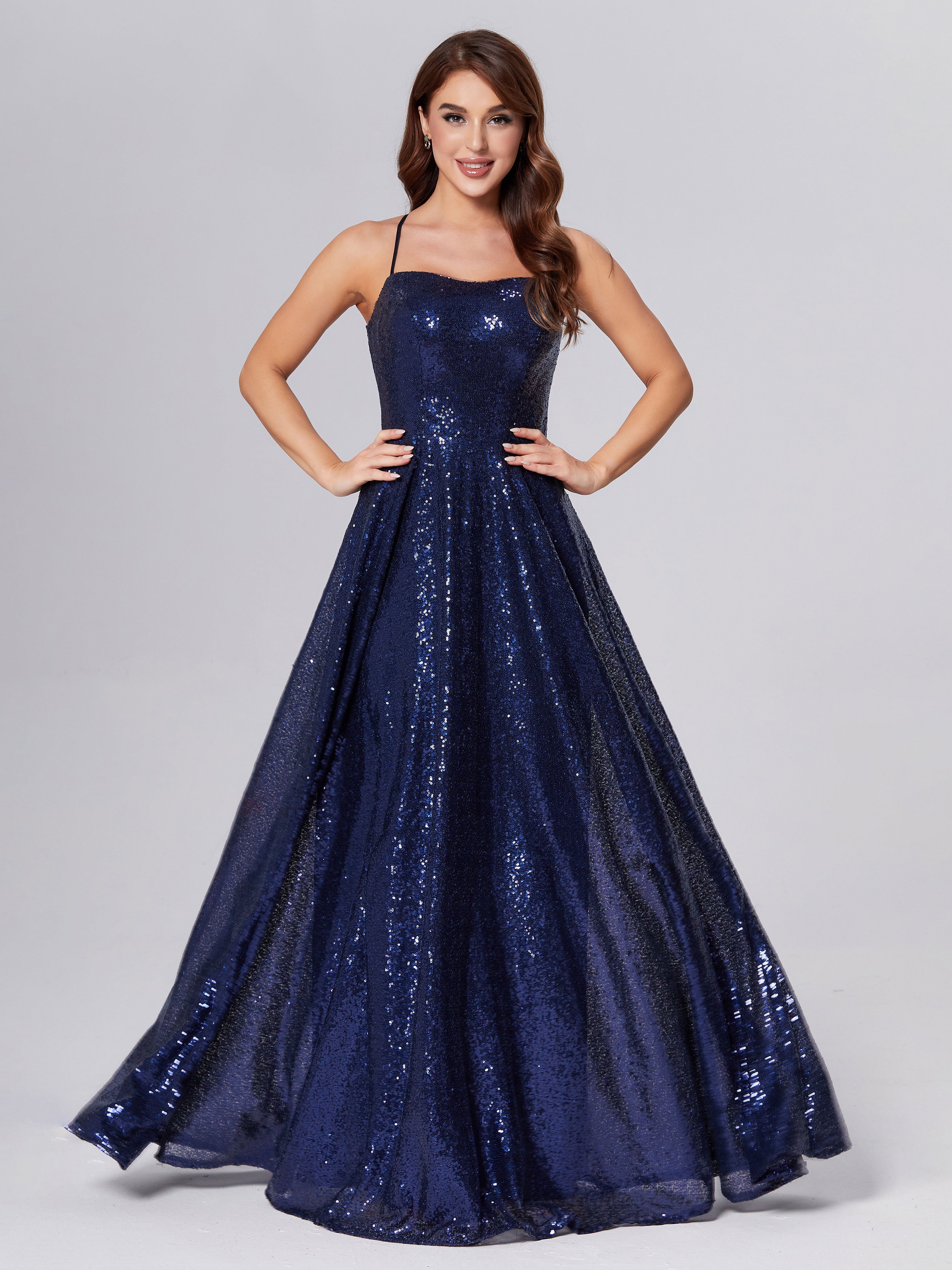 Natural Criss Cross Sequins Prom Dresses Natural Criss Cross Sequins Prom Dresses