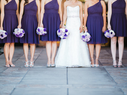 8 Fabulous Knee-Length Bridesmaid Dresses of All Styles and Colors
