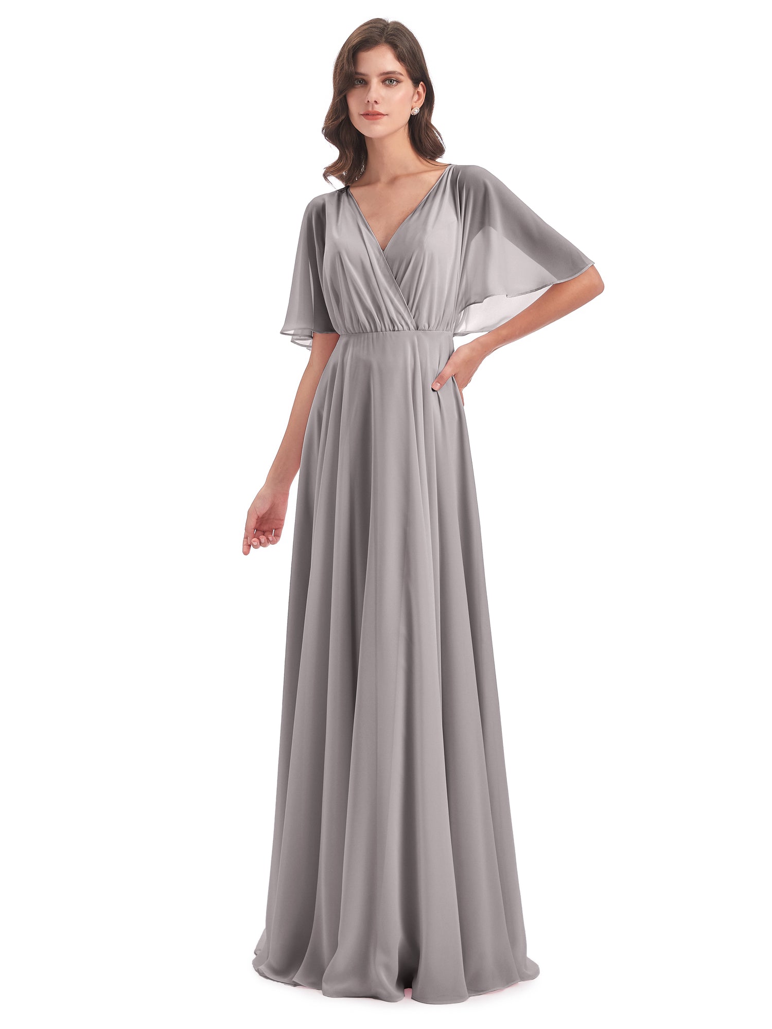 Grey Bridesmaid Dresses