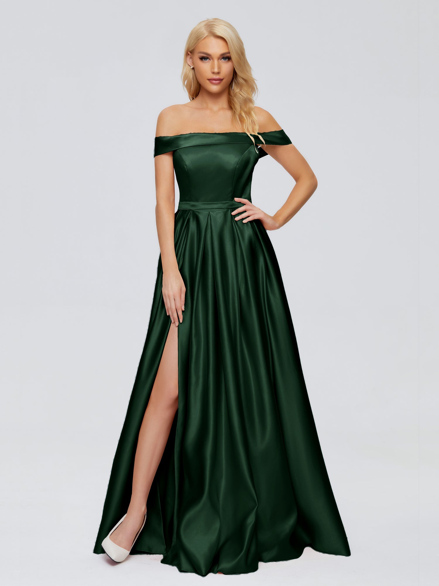 Hunter Green Bridesmaid Dresses