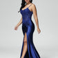 Spaghetti Straps Mermaid Prom Dress With Slit