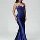 Spaghetti Straps Mermaid Prom Dress With Slit