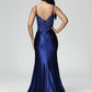 Spaghetti Straps Mermaid Prom Dress With Slit