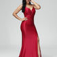 V Neck Spaghetti Straps Mermaid Prom Dress