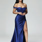 Off The Shoulder Mermaid Prom Dress With Slit