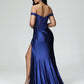 Off The Shoulder Mermaid Prom Dress With Slit