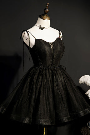 Elegant Spaghetti Straps Satin Pleated Sheath Cocktail Dress Short 8th Grade Homecoming Dress SP101 main image 1
