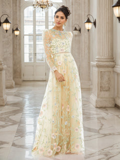 Cicinia Daffodil Mother Of The Groom Dress Long Satin A-line Floor Length One Shoulder