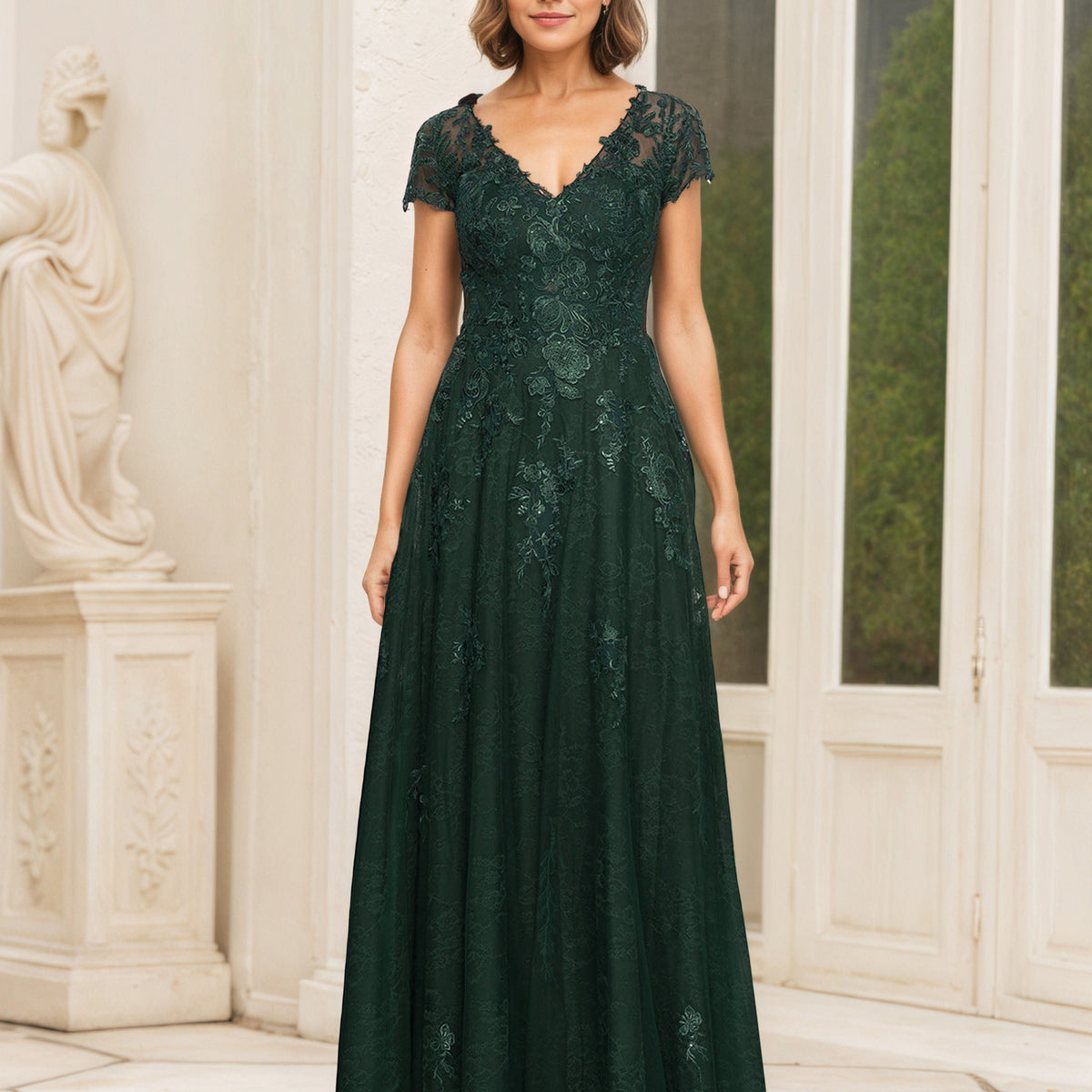 dark olive bridesmaid dresses Catherine Shiny Satin Dress in Long Strapless Dark Olive Elegant