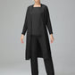 3 Pieces Chiffon Long Sleeves Mother Of The Bride Dress Pants Suits