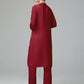 3 Pieces Chiffon Long Sleeves Mother Of The Bride Dress Pants Suits
