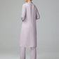3 Pieces Chiffon Long Sleeves Mother Of The Bride Dress Pants Suits