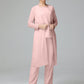 3 Pieces Chiffon Long Sleeves Mother Of The Bride Dress Pants Suits