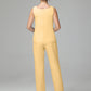 3 Pieces Chiffon Long Sleeves Mother Of The Bride Dress Pants Suits
