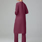 3 Pieces Chiffon Long Sleeves Mother Of The Bride Dress Pants Suits